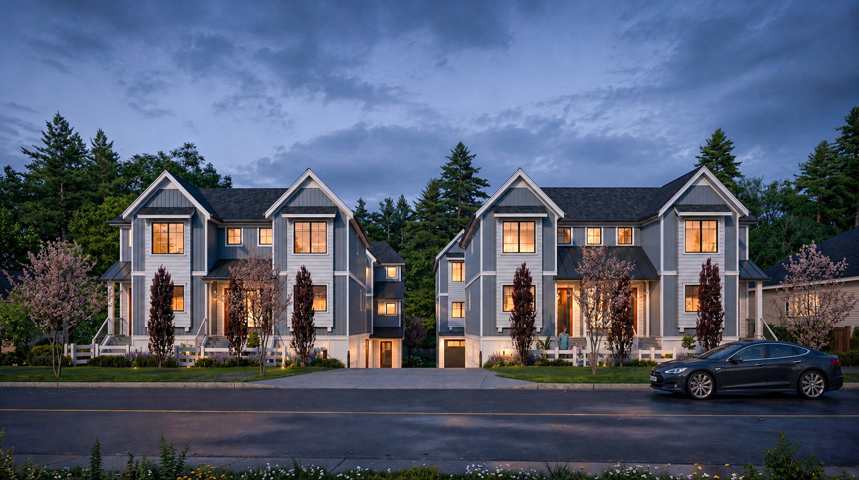 The Twelve Cedars townhomes at 3909 Cedar Hill Road, Saanich